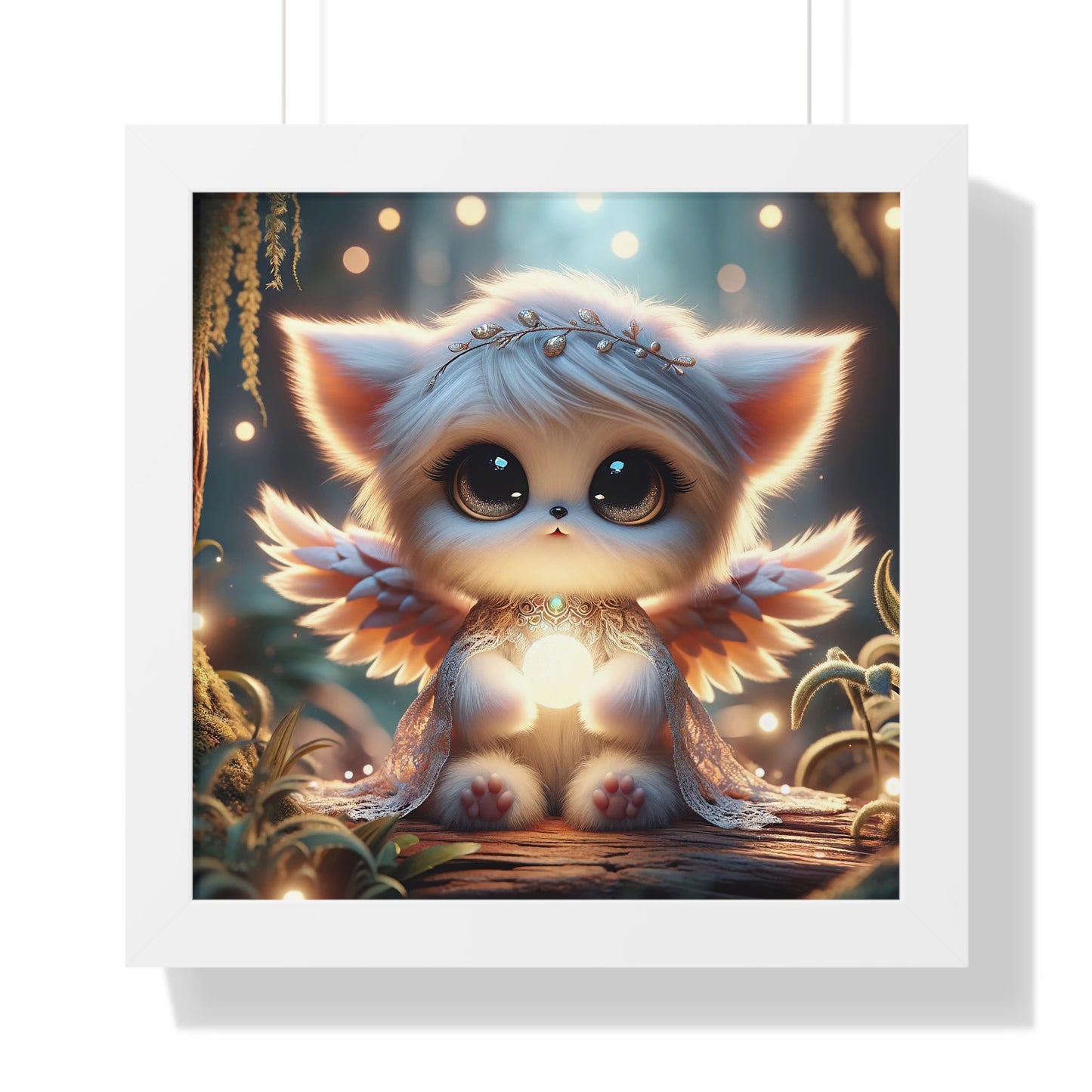 Framed Vertical Poster Nora the Glowbringer Fairyland Guardian