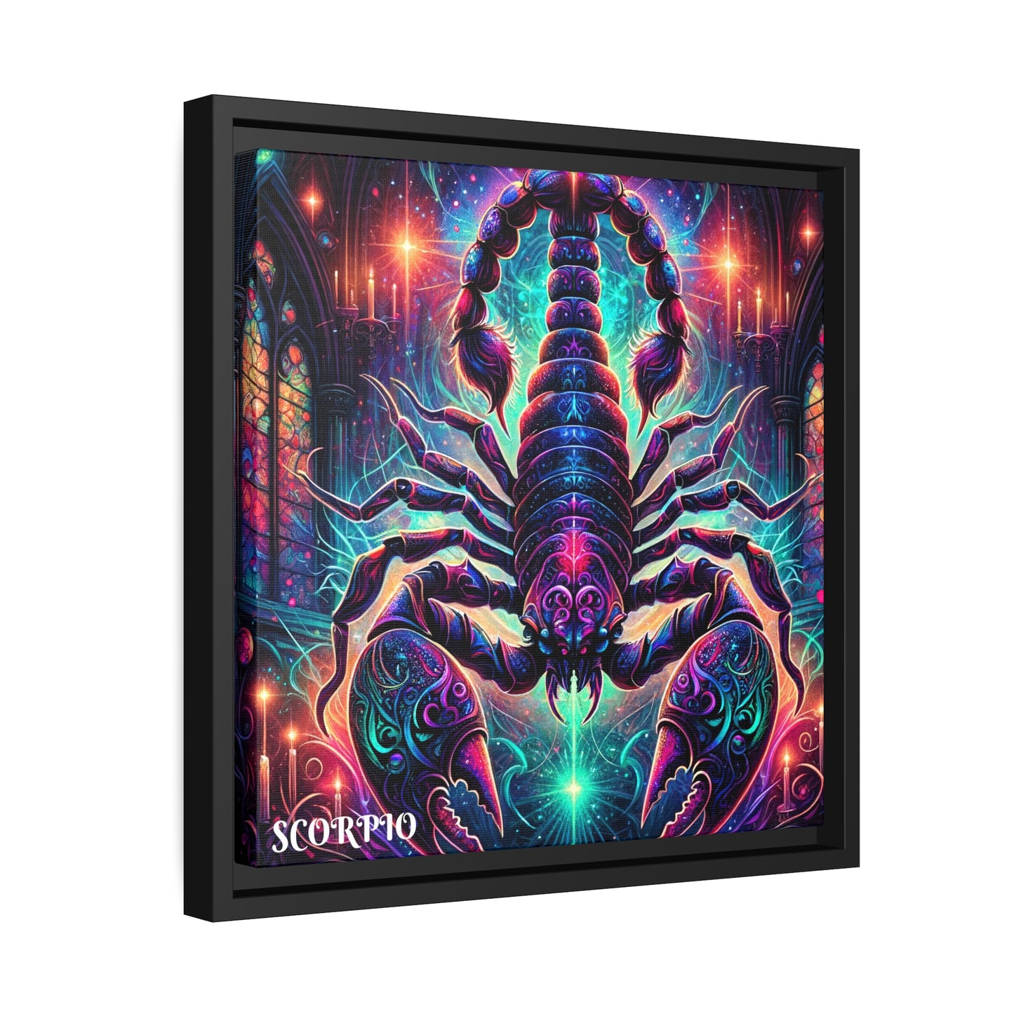 SCORPIO Matte Canvas, Black Frame