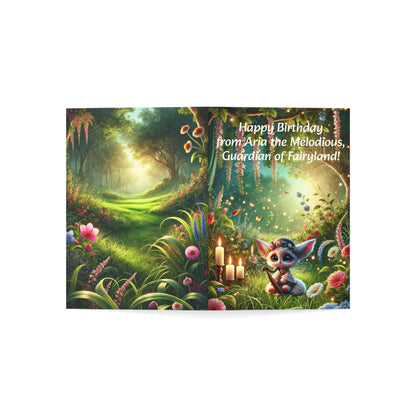 Greeting Cards Aria the Melodoius Vertical