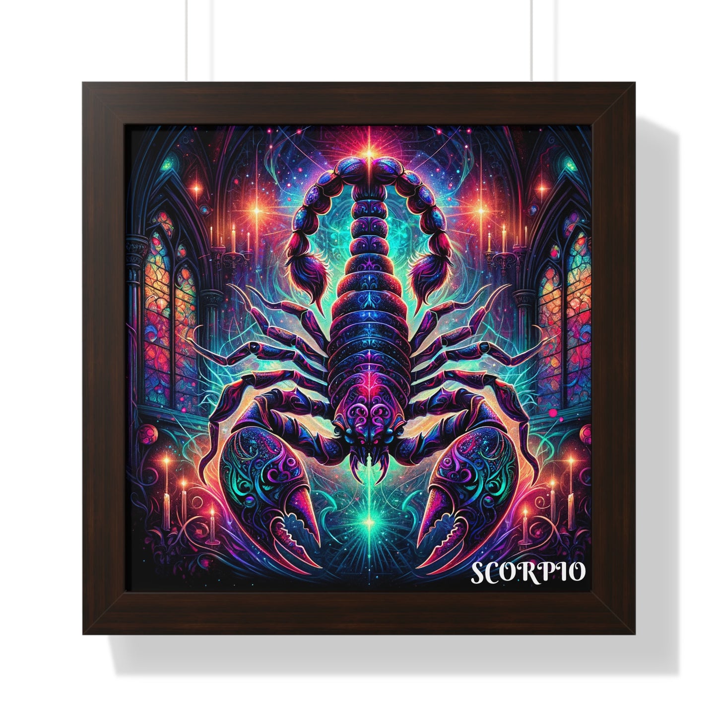 SCORPIO Framed Vertical Poster