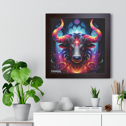 TAURUS Framed Vertical Poster