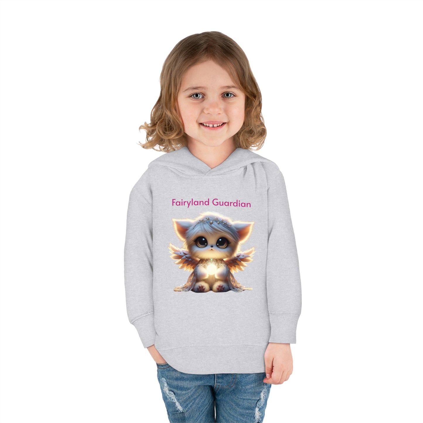 Toddler Pullover Fleece Hoodie Nora the Glowbringer