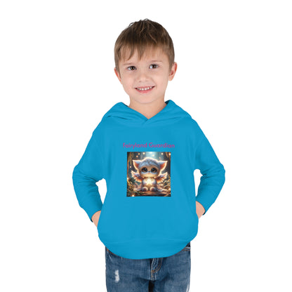 Toddler Pullover Fleece Hoodie Nora the Glowbringer