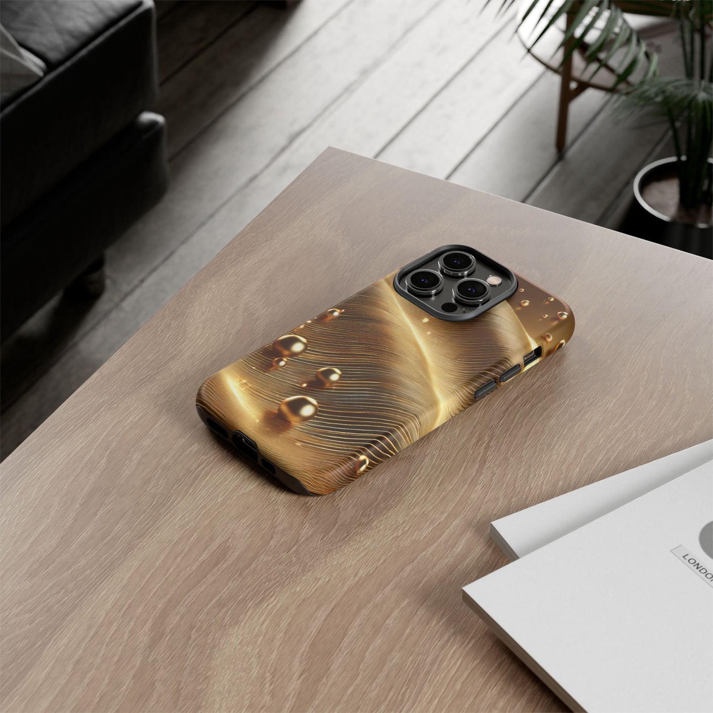 iPhone 16 ...Gold Tough Cases