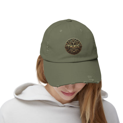 TAURUS Unisex Distressed Cap