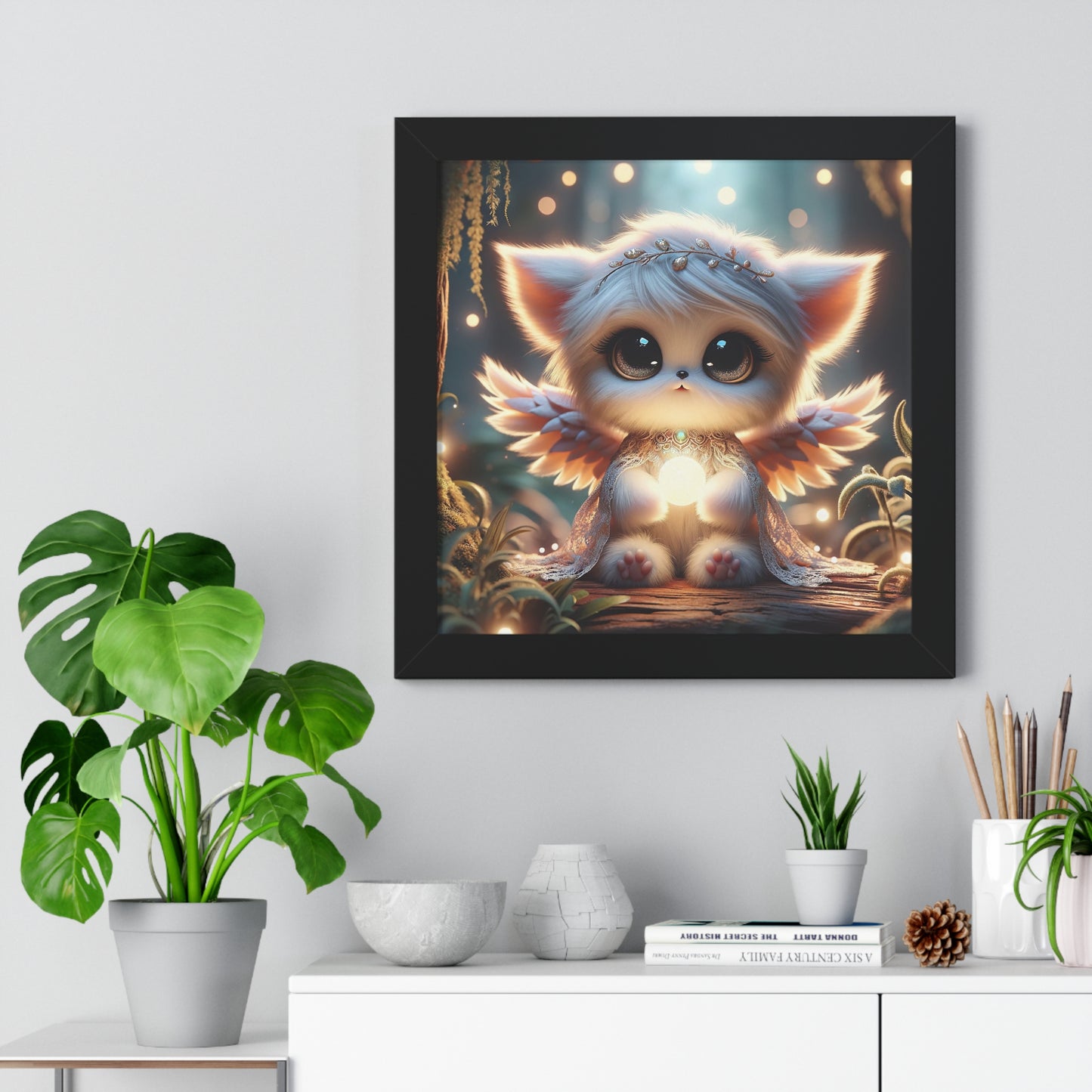 Framed Vertical Poster Nora the Glowbringer Fairyland Guardian