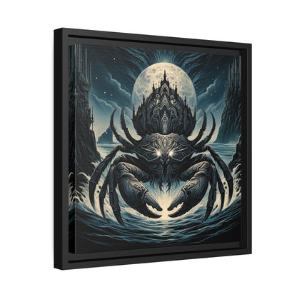 ZODIAC SIGN Matte Canvas, Black Frame