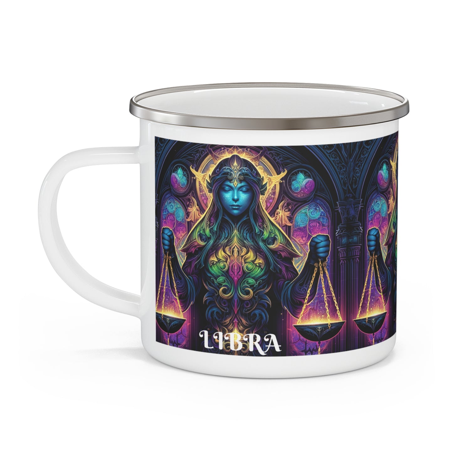 LIBRA Enamel Camping Mug