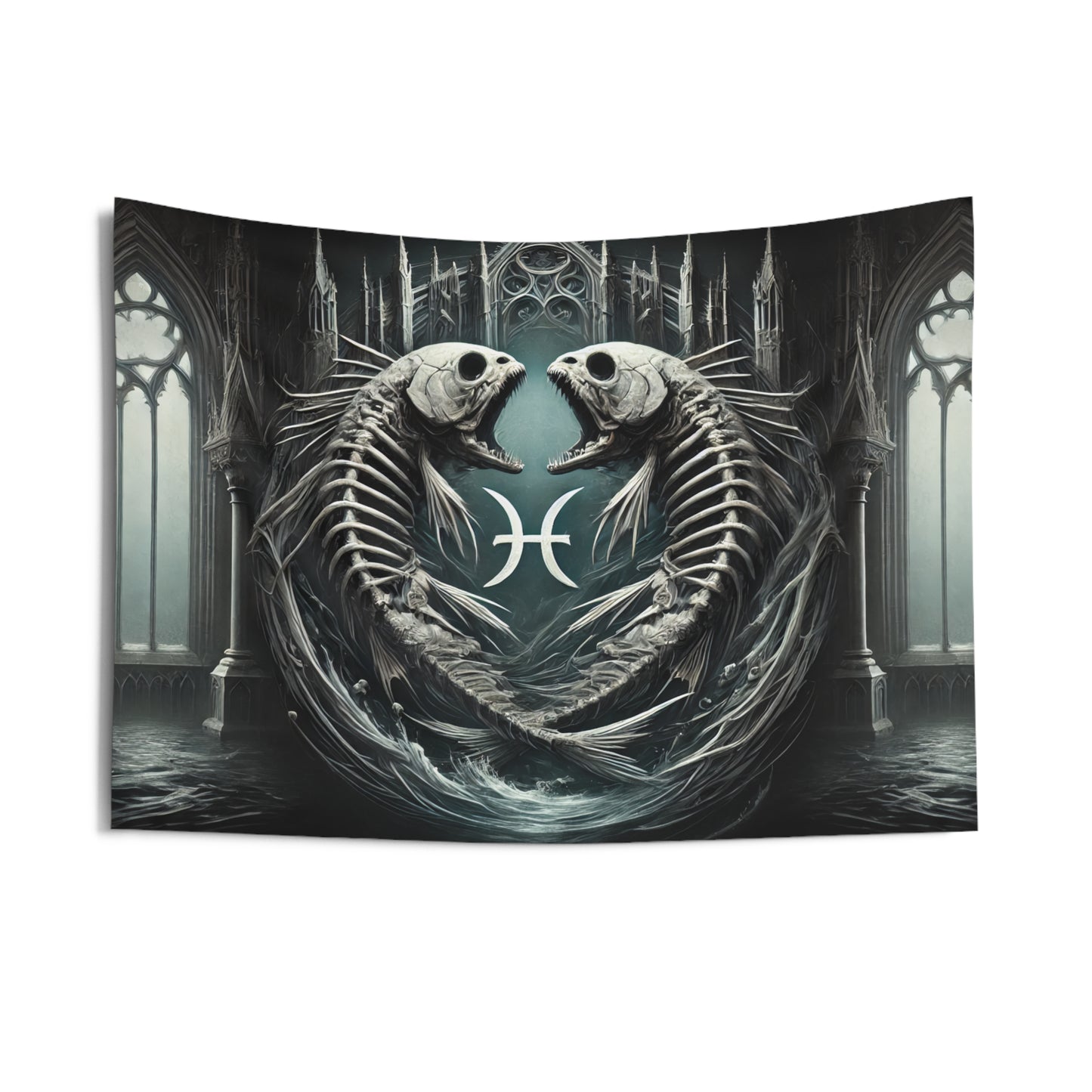 Happy Halloween Indoor Wall Tapestries - Pisces