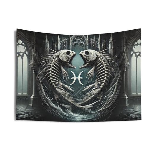 Happy Halloween Indoor Wall Tapestries - Pisces