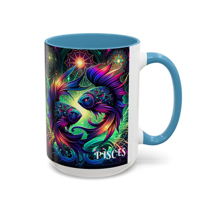 PISCES Accent Coffee Mug (11, 15oz)