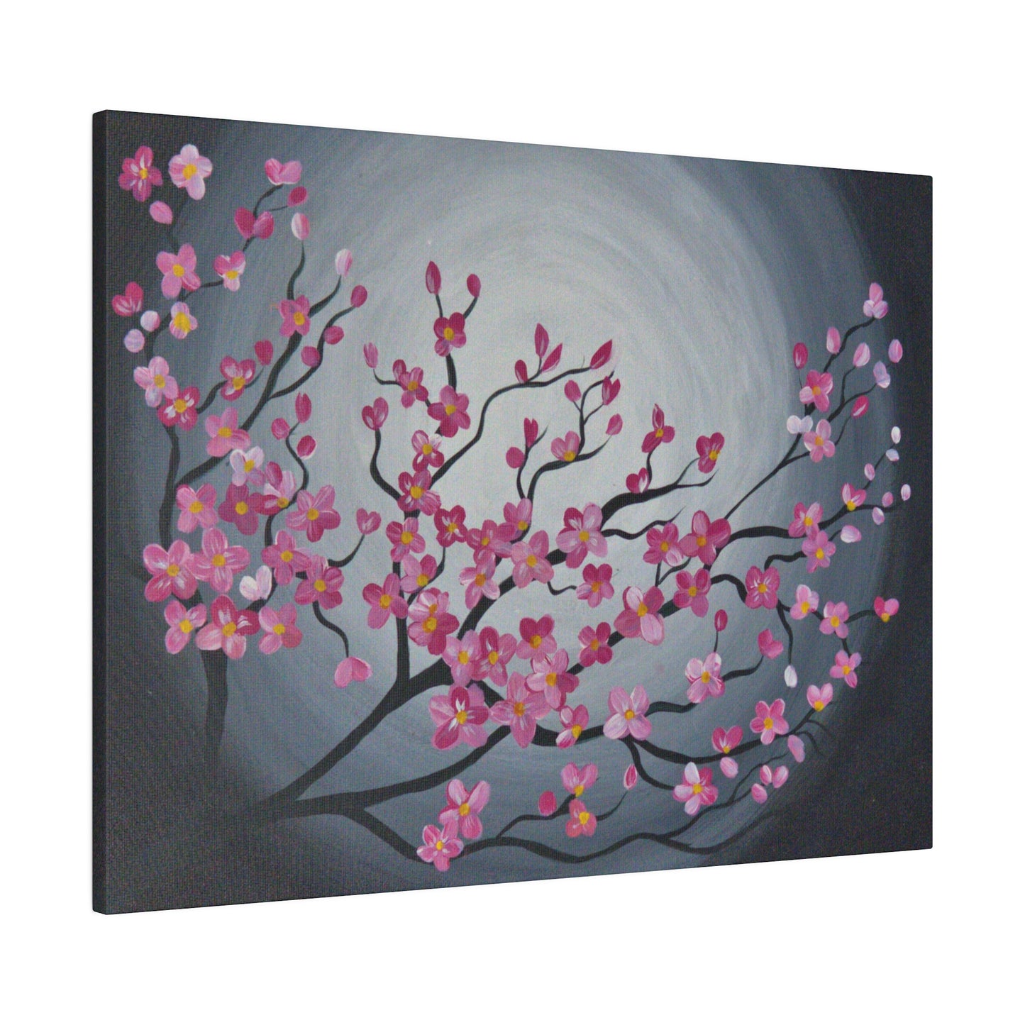 Blooming Night Matte Canvas, Stretched, 0.75"