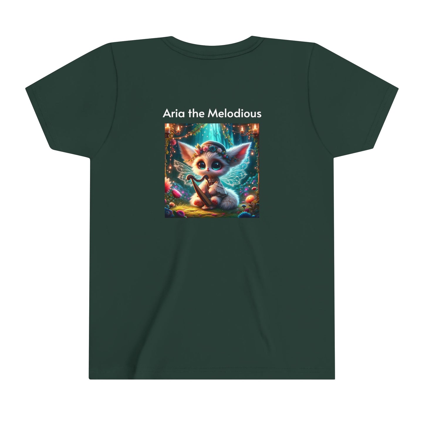 Youth Short Sleeve Tee Aria the Melodious, Soft and Magical