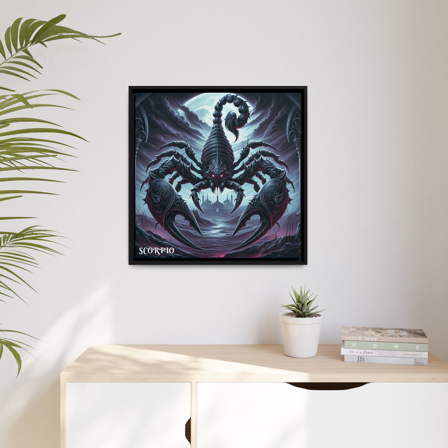 SCORPIO Matte Canvas, Black Frame