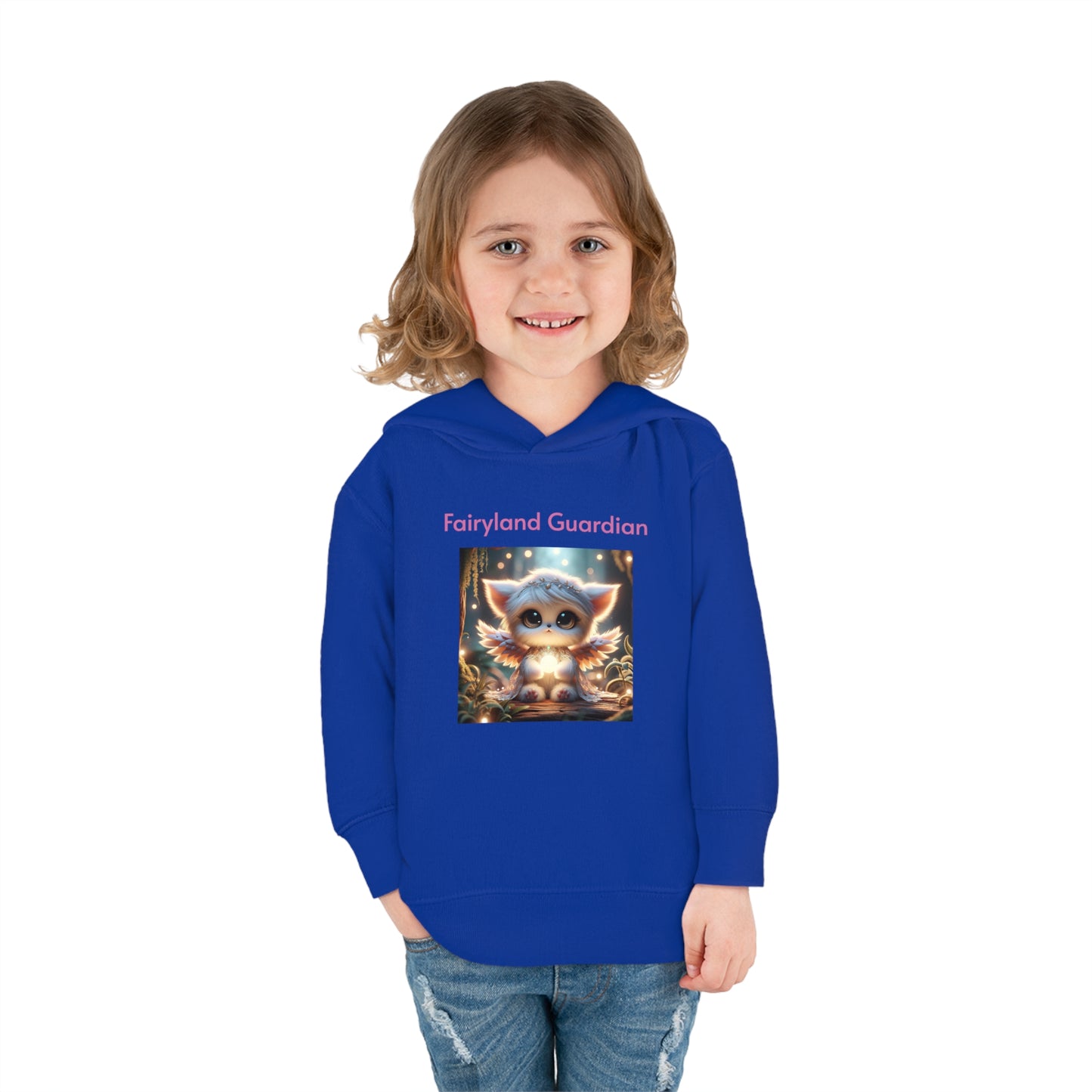 Toddler Pullover Fleece Hoodie Nora the Glowbringer