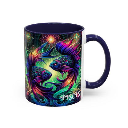 PISCES Accent Coffee Mug (11, 15oz)