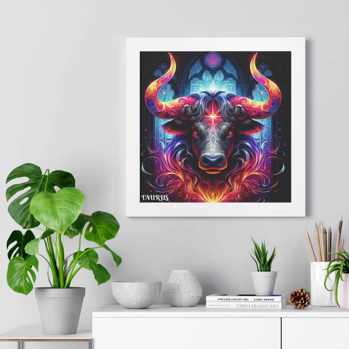 TAURUS Framed Vertical Poster