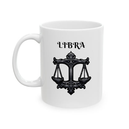 Libra Ceramic Mug, (11oz, 15oz)