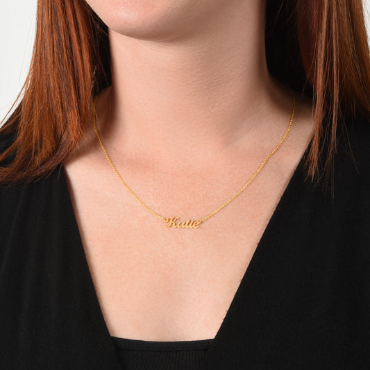 A Personalized Christmas Gift of Love and Meaning Name Necklace