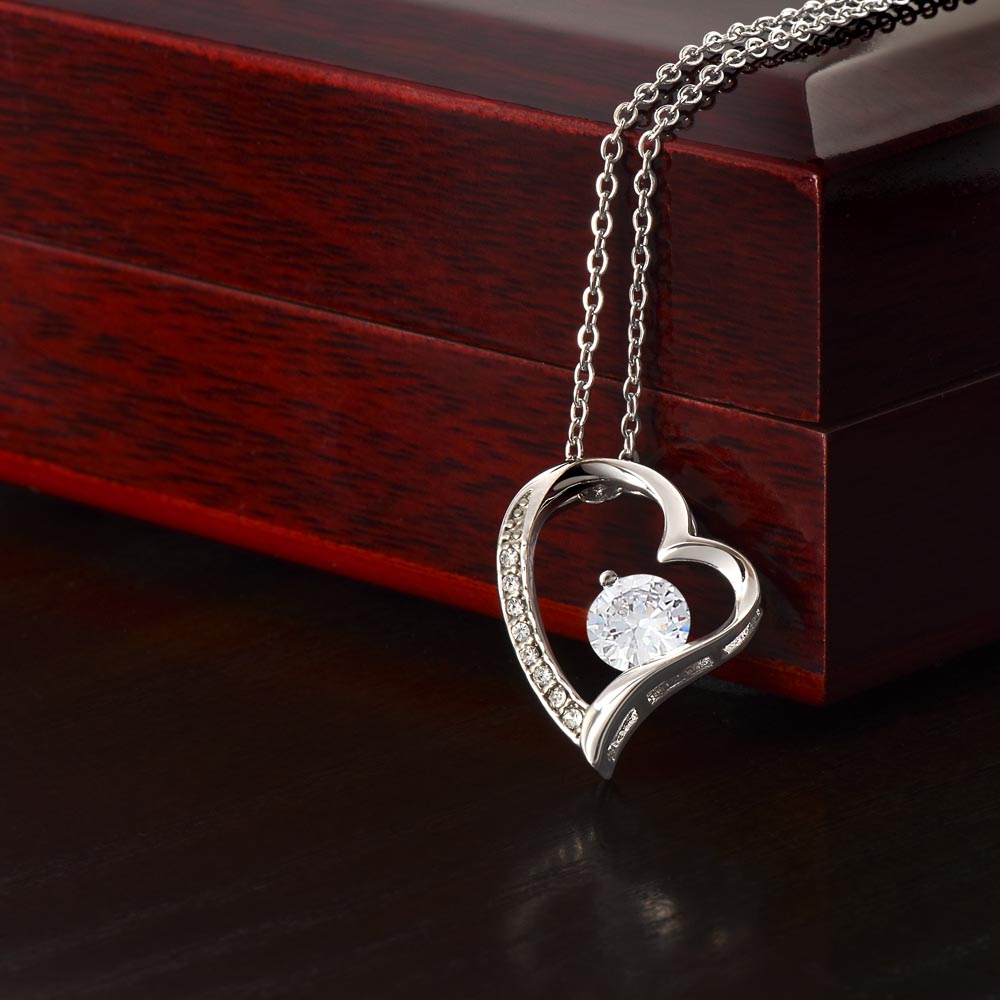 Valentine's Day Forever Love Necklace with Card