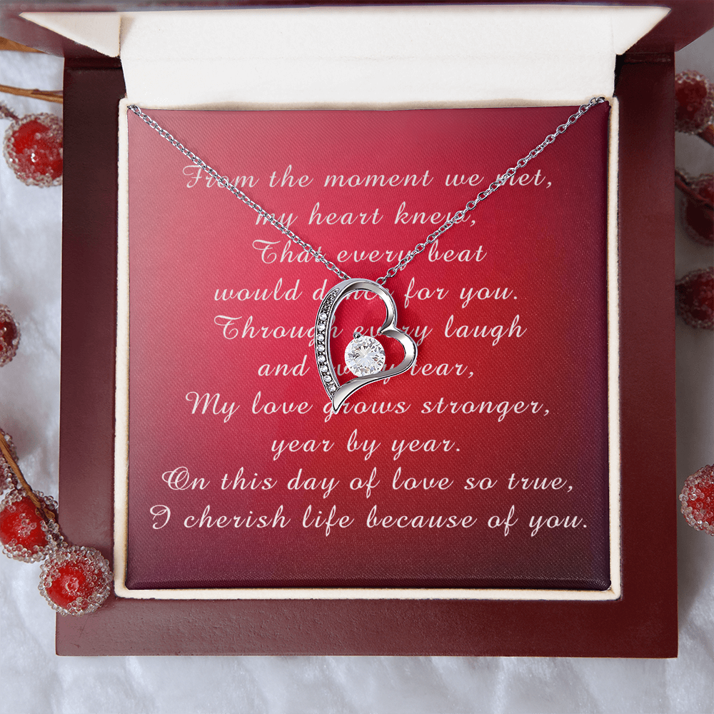 Forever Love Necklace Valentine's Day from Husband to Wife