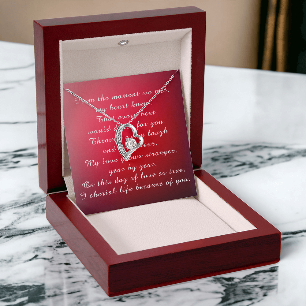 Forever Love Necklace Valentine's Day from Husband to Wife