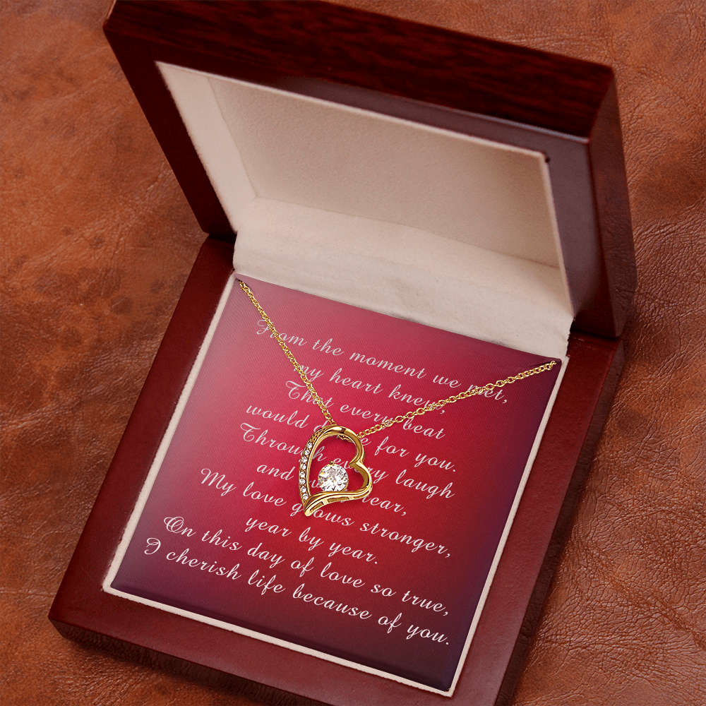 Forever Love Necklace Valentine's Day from Husband to Wife