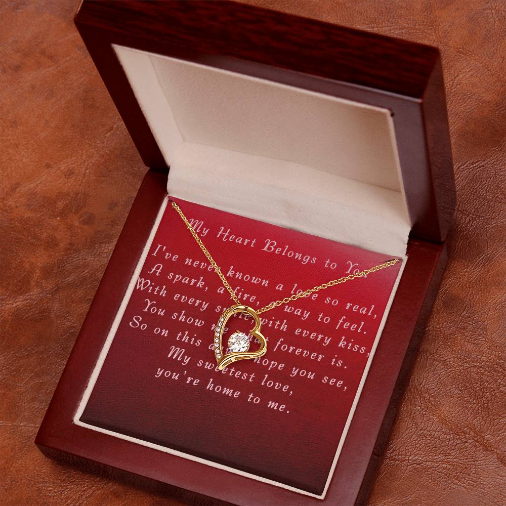 Valentine's Day Forever Love Necklace from Boyfriend to Girlfriend