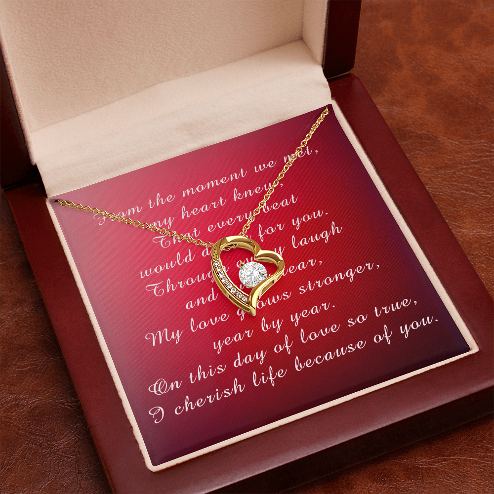 Forever Love Necklace Valentine's Day from Husband to Wife