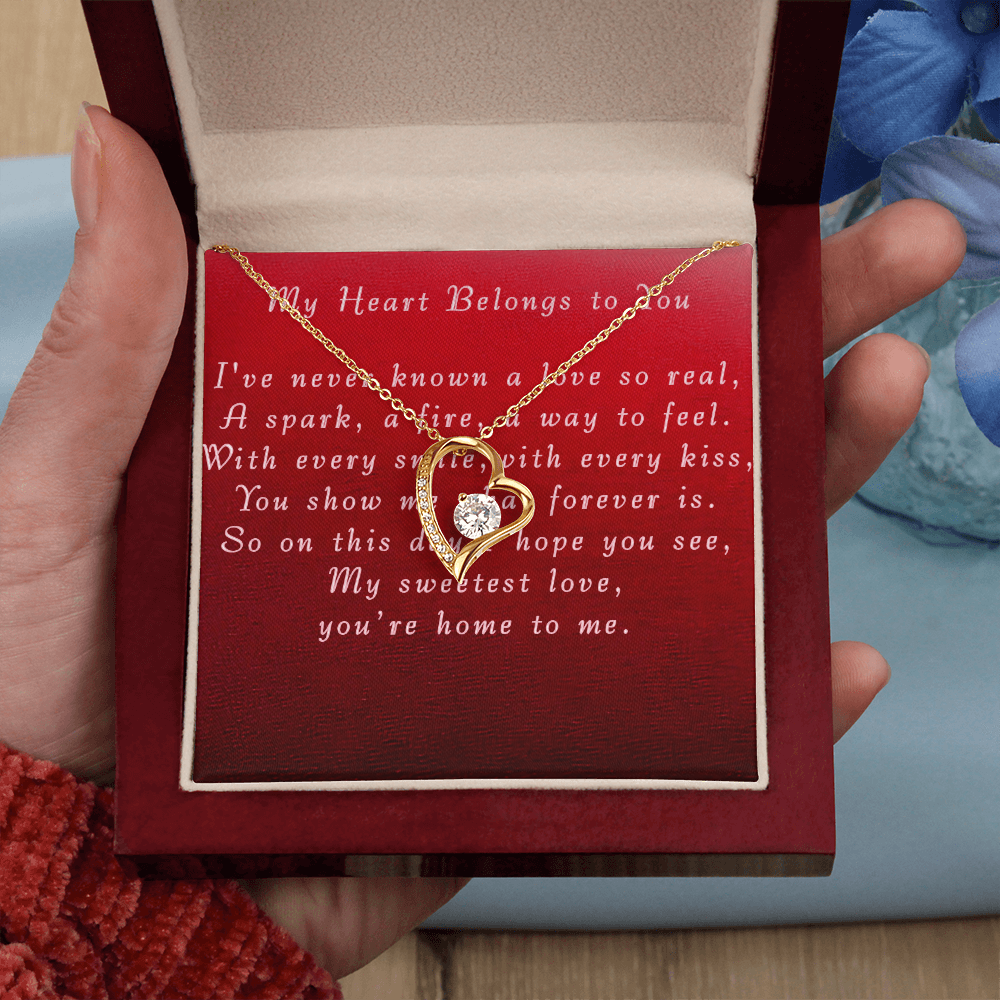 Valentine's Day Forever Love Necklace from Boyfriend to Girlfriend