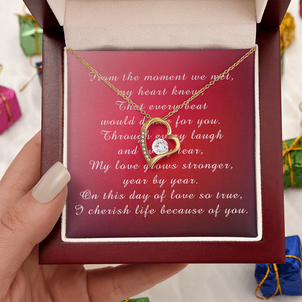 Forever Love Necklace Valentine's Day from Husband to Wife