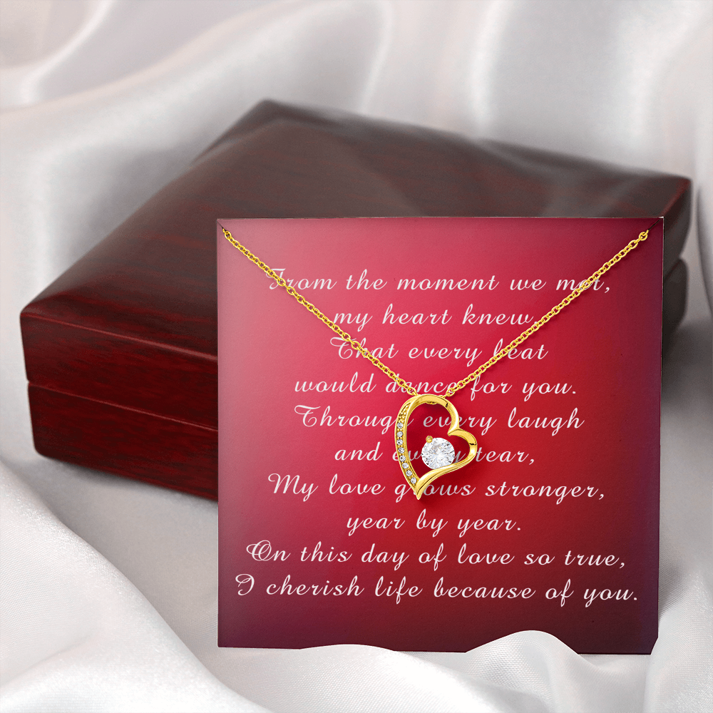 Forever Love Necklace Valentine's Day from Husband to Wife