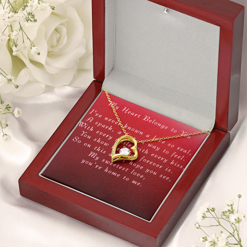 Valentine's Day Forever Love Necklace from Boyfriend to Girlfriend