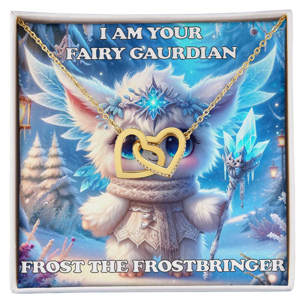 Interlocking Hearts Necklace Frost the Frostbringer Fairyland Guardian