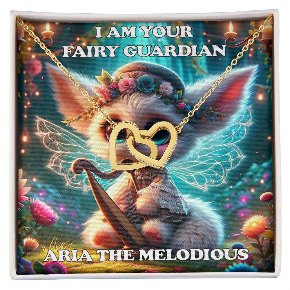 Interlocking Hearts Necklace Aria the Melodious Fairyland Guardian