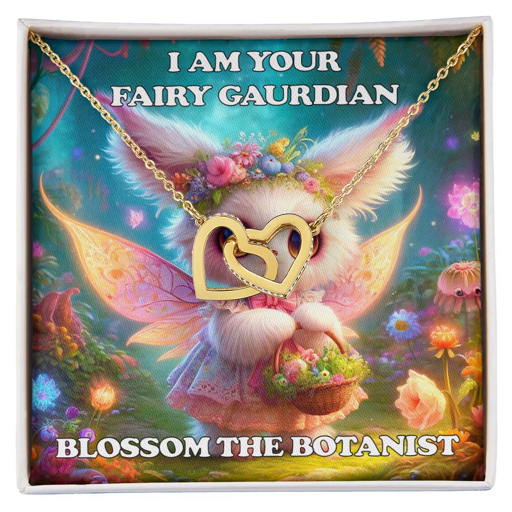 Interlocking Hearts Necklace Blossom the Botanist Fairyland Guardian