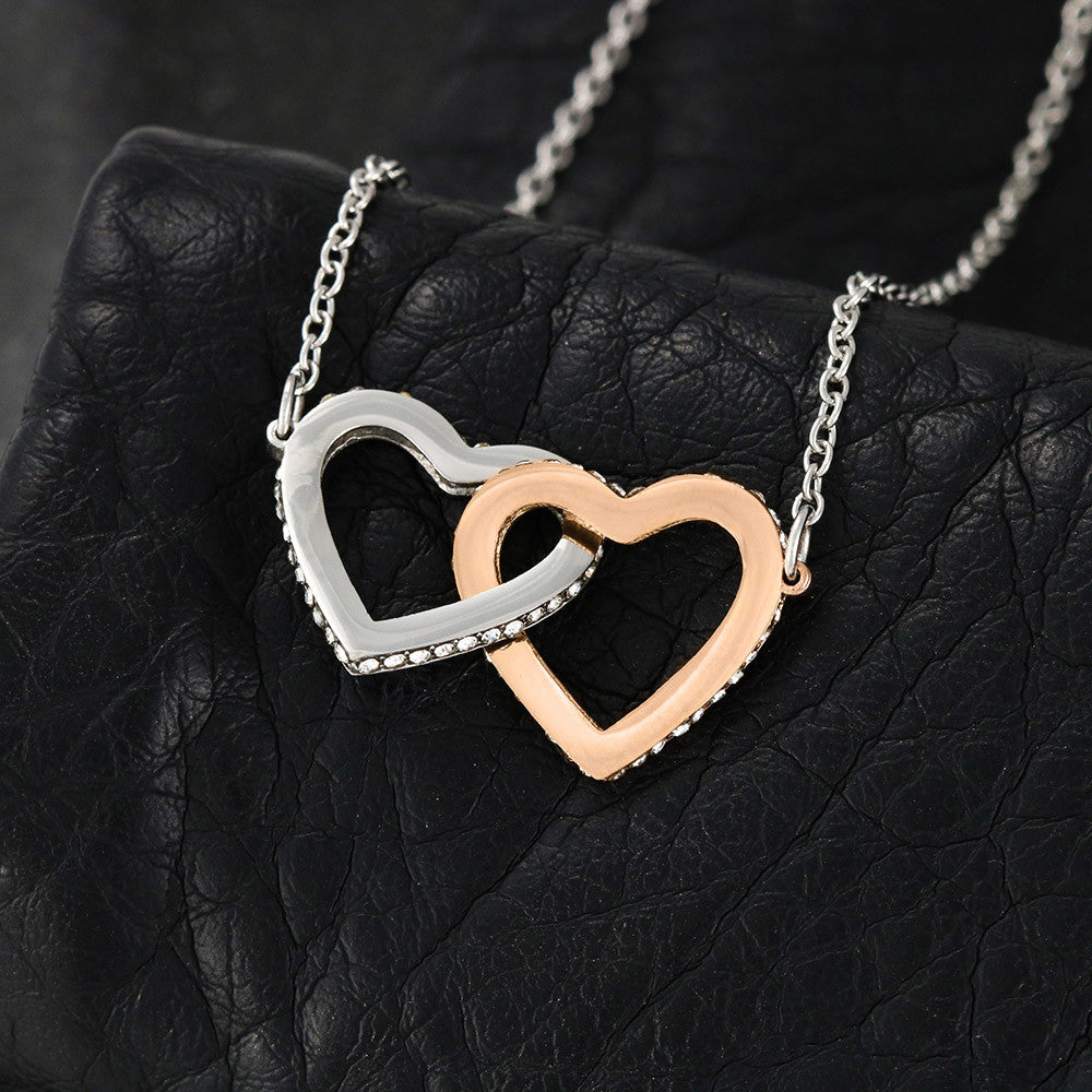 Valentine's Day Interlocking Hearts Necklace