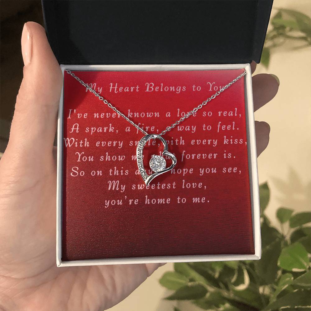 Valentine's Day Forever Love Necklace from Boyfriend to Girlfriend