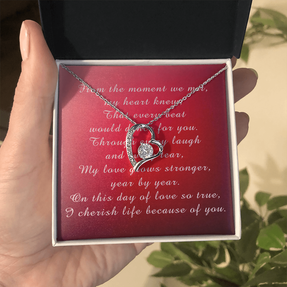 Forever Love Necklace Valentine's Day from Husband to Wife