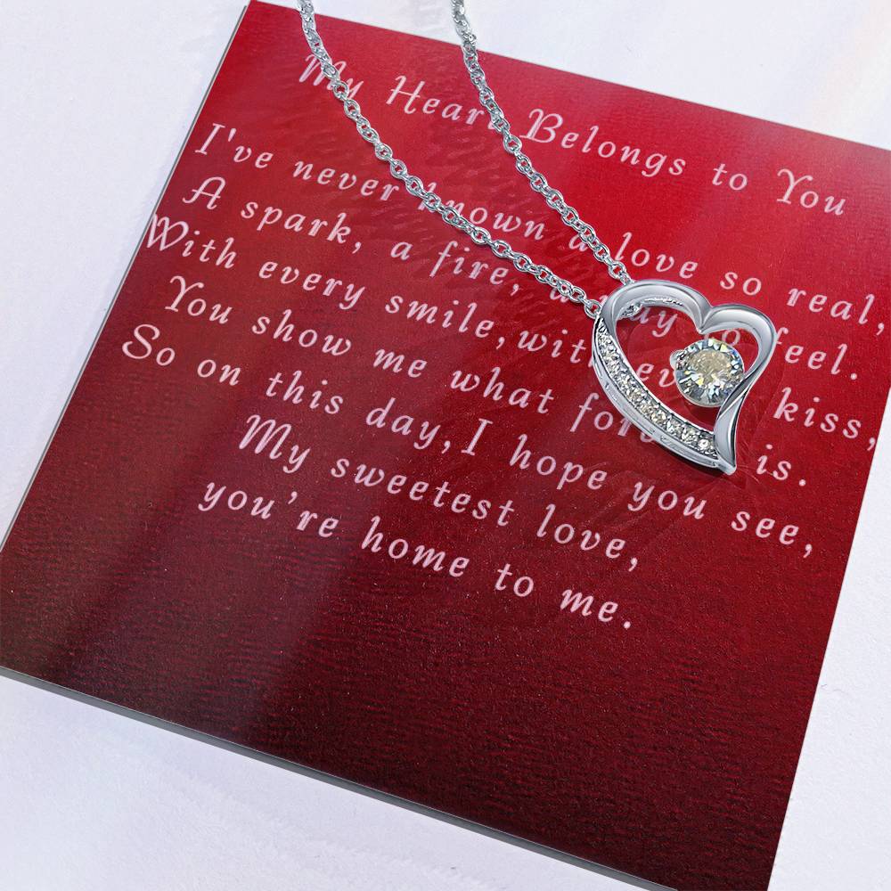 Valentine's Day Forever Love Necklace from Boyfriend to Girlfriend