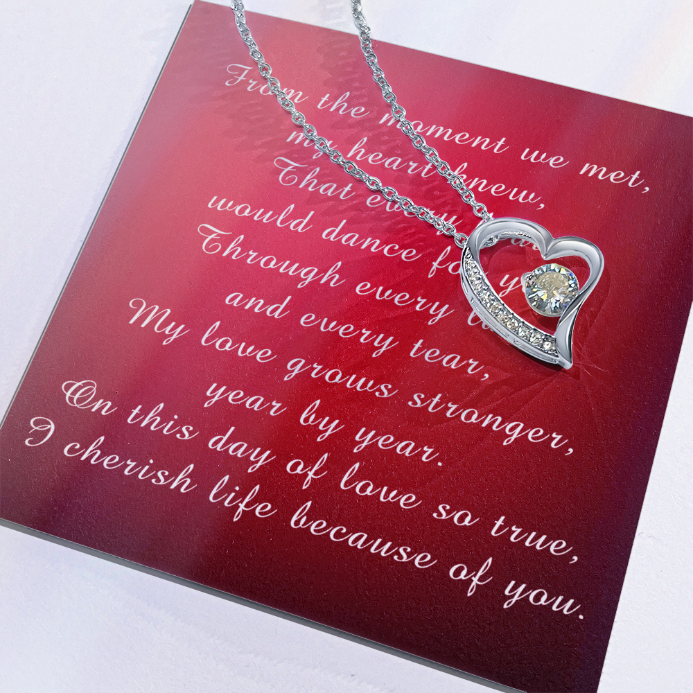 Forever Love Necklace Valentine's Day from Husband to Wife