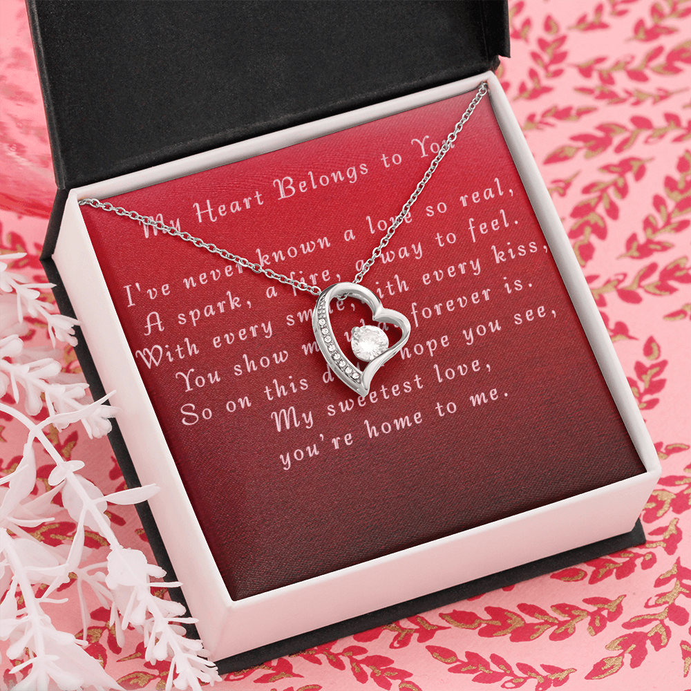 Valentine's Day Forever Love Necklace from Boyfriend to Girlfriend