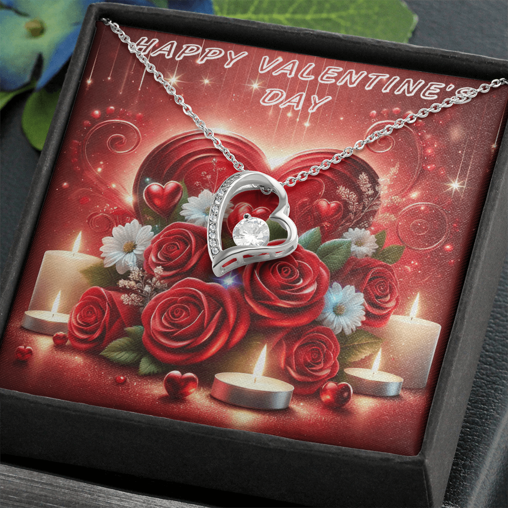 HAPPY VALENTINE'S DAY Forever Love Necklace