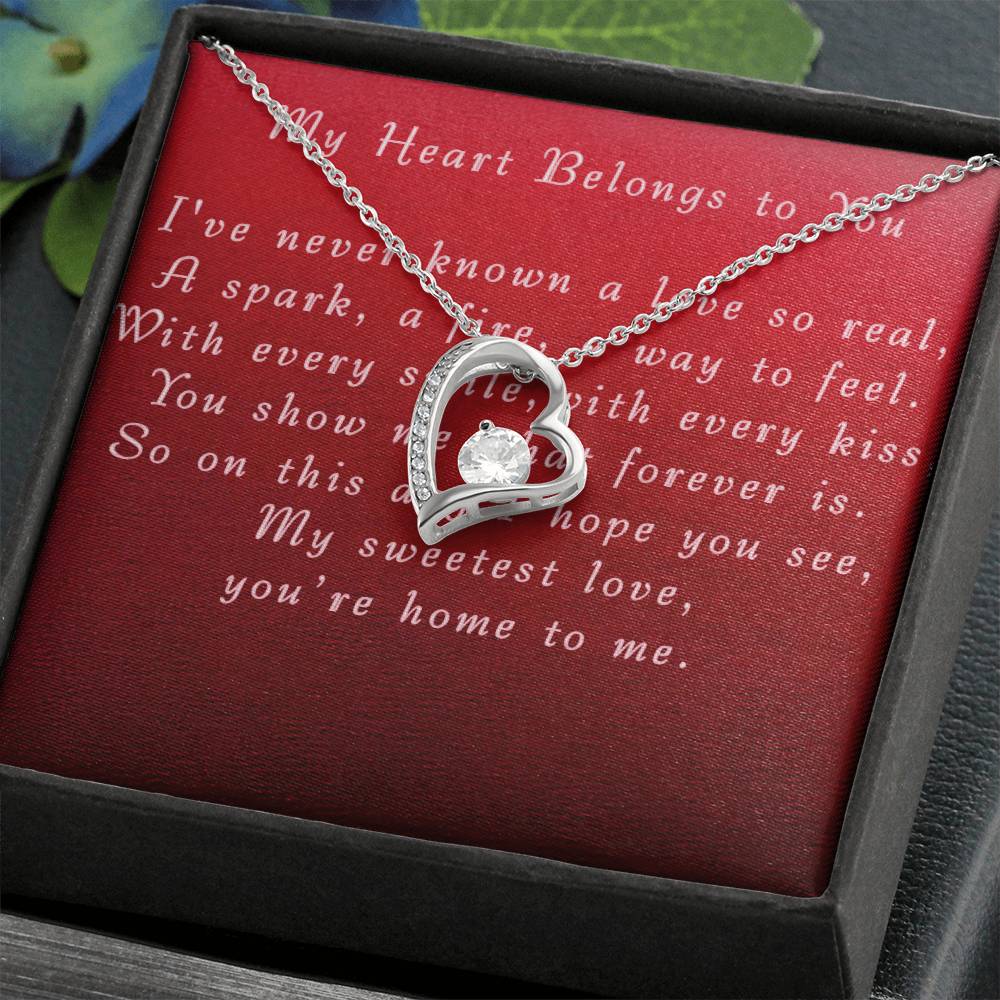 Valentine's Day Forever Love Necklace from Boyfriend to Girlfriend