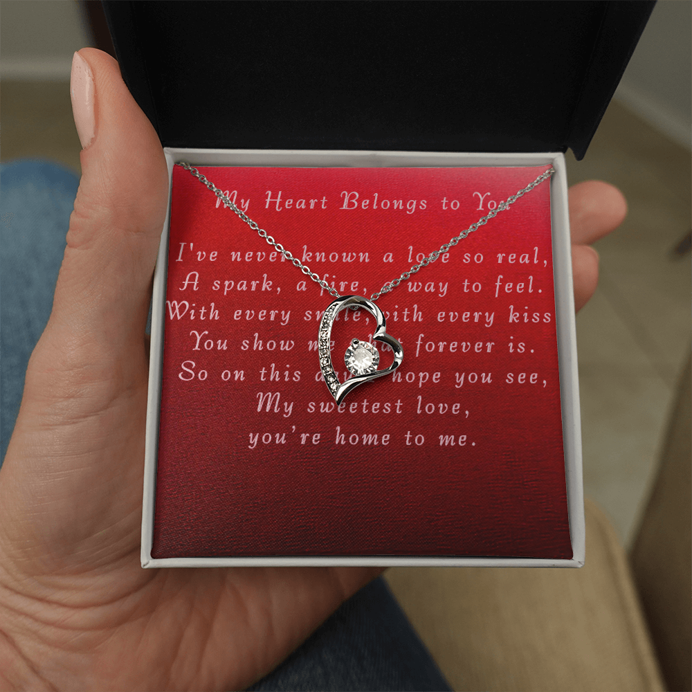 Valentine's Day Forever Love Necklace from Boyfriend to Girlfriend