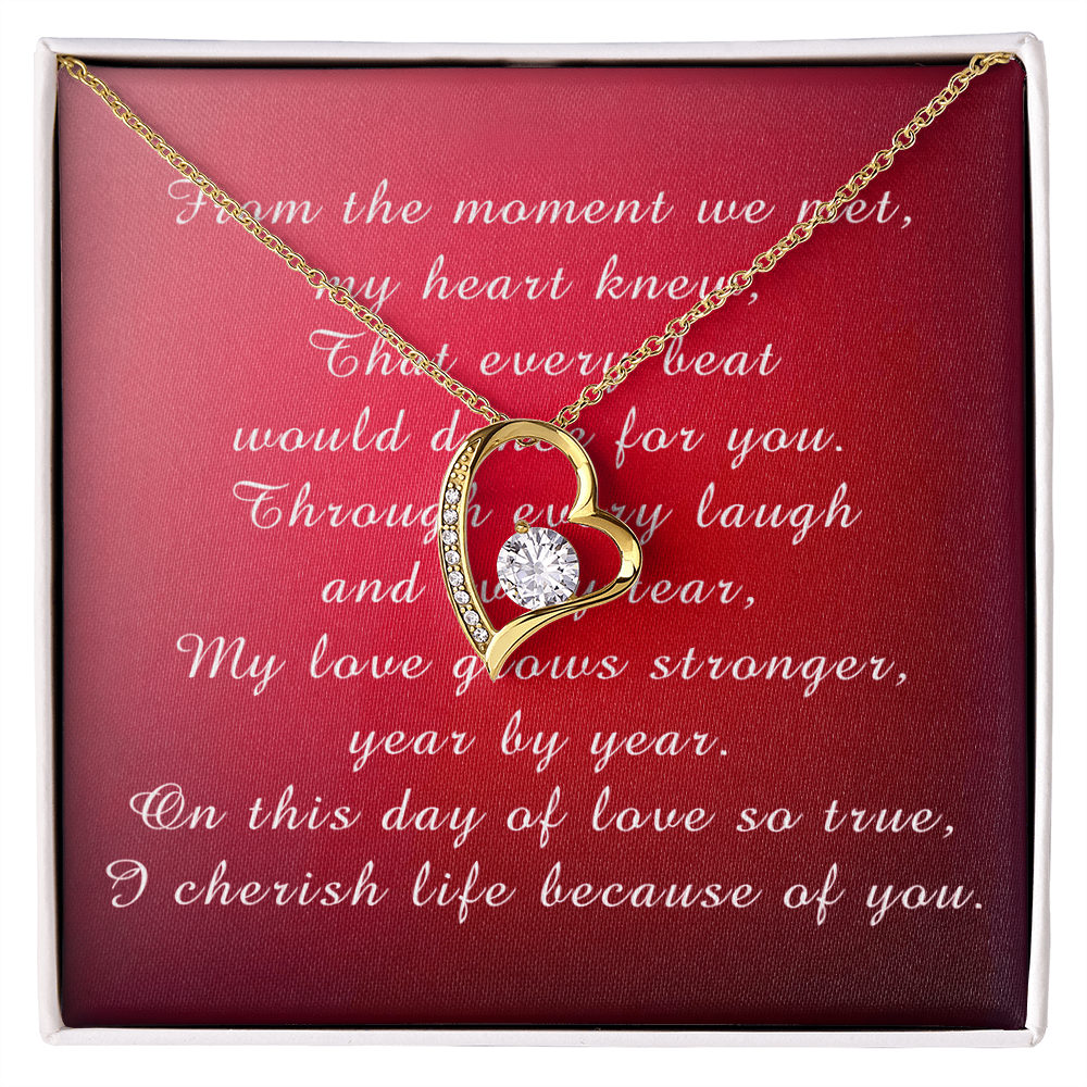 Forever Love Necklace Valentine's Day from Husband to Wife