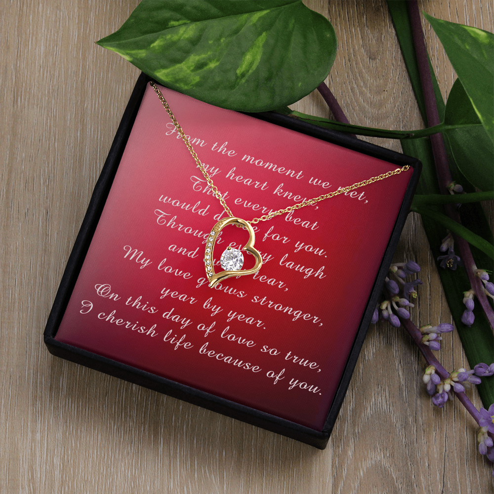 Forever Love Necklace Valentine's Day from Husband to Wife