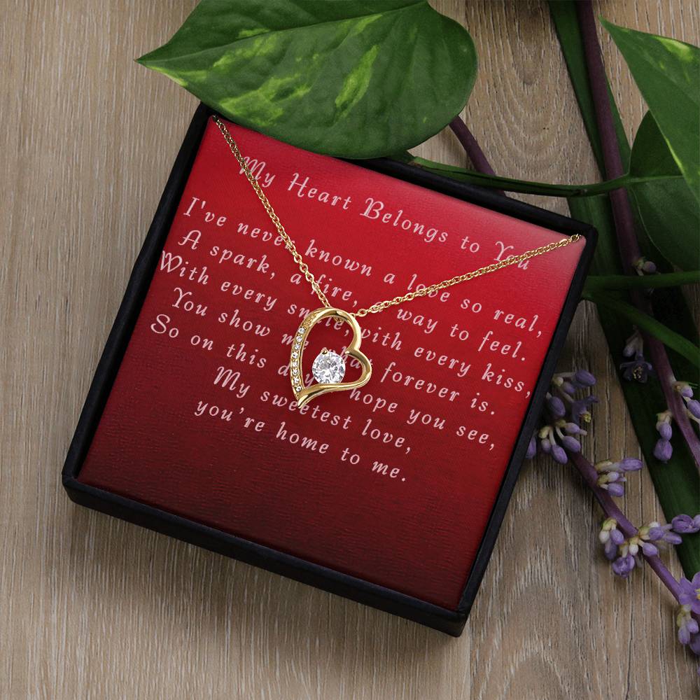 Valentine's Day Forever Love Necklace from Boyfriend to Girlfriend