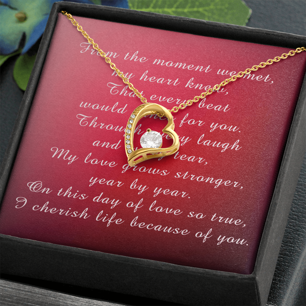 Forever Love Necklace Valentine's Day from Husband to Wife